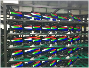 Display Aging System